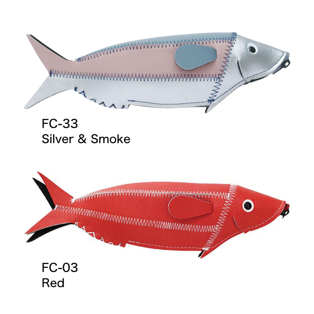 フィッシュケース（FISH CASE）｜小物入れ 収納 ケース ポーチ ペンケース 魚 さかな 文具小物 ペン  メガネ メガネケース ユニーク 個性的｜MATOKA マトカ