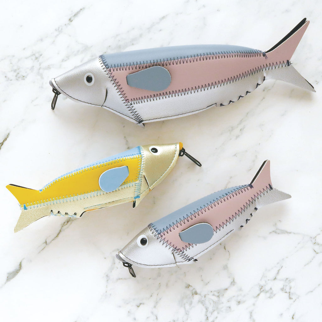 ミニ フィッシュケース（MINI FISH CASE）｜小物入れ 個性的 おしゃれ 魚 子供 キーケース  コインケース ユニーク カラフル 財布 収納｜MATOKA マトカ