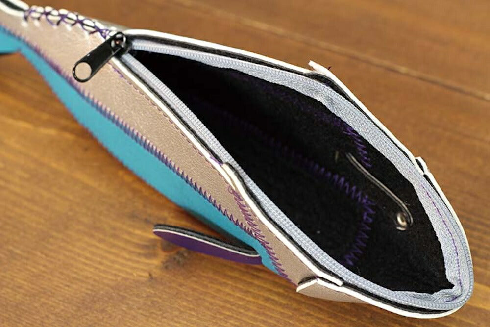 フィッシュケース（FISH CASE）｜小物入れ 収納 ケース ポーチ ペンケース 魚 さかな 文具小物 ペン  メガネ メガネケース ユニーク 個性的｜MATOKA マトカ