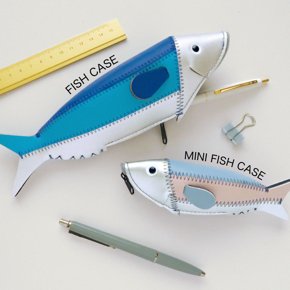 フィッシュケース（FISH CASE）｜小物入れ 収納 ケース ポーチ ペンケース 魚 さかな 文具小物 ペン  メガネ メガネケース ユニーク 個性的｜MATOKA マトカ