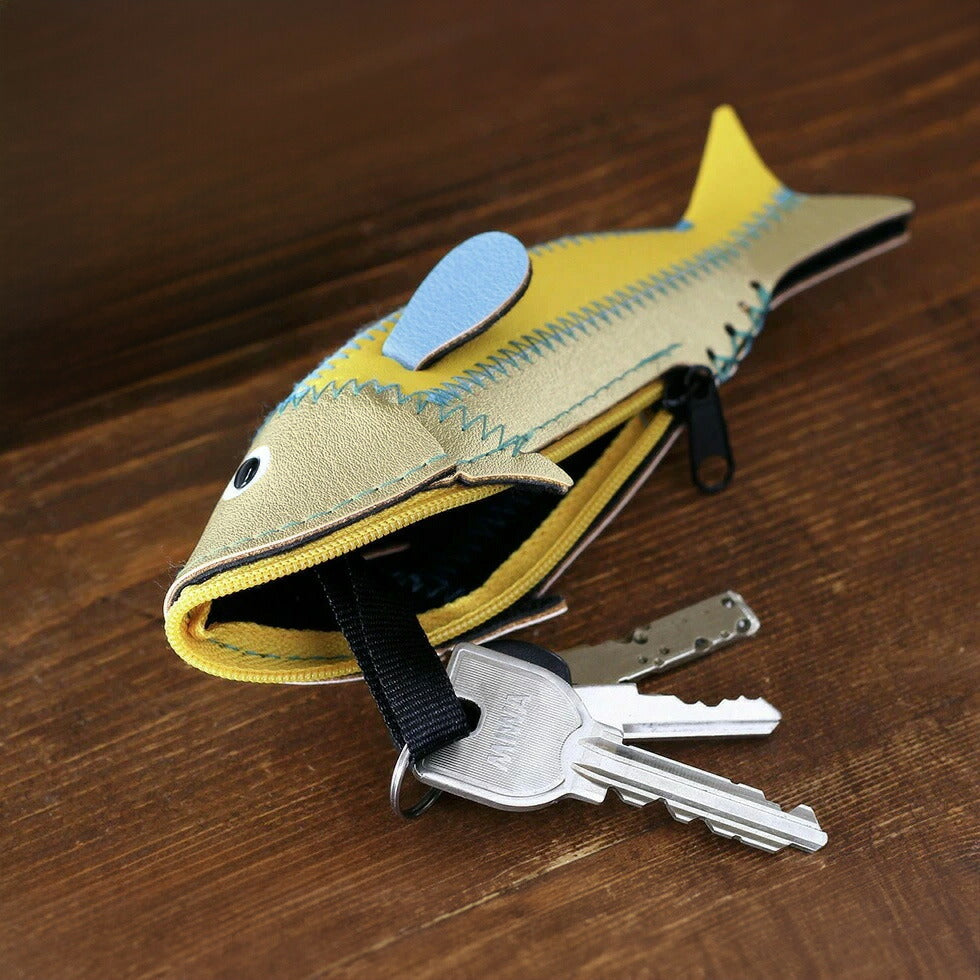 ミニ フィッシュケース（MINI FISH CASE）｜小物入れ 個性的 おしゃれ 魚 子供 キーケース  コインケース ユニーク カラフル 財布 収納｜MATOKA マトカ