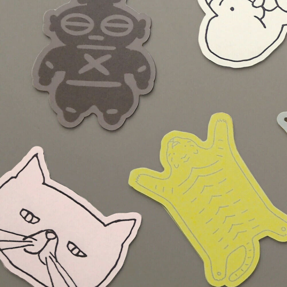 DIE-CUT MOUSE PAD ダイカット マウスパッド｜型抜き 薄い 動物 ネコ リス フクロウ ハリネズミ ラグトラ ラグクマ ファラオ 土偶 メジェド フェルメール ムンク ダ・ヴィンチ シマエナガ おばけ｜MATOKA マトカ