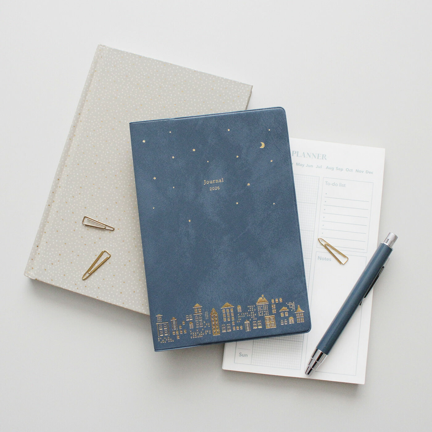 手帳 2026 マトカ 2026年（2025年10月始まり）ダイアリー スケジュール帳｜B6サイズ マンスリー・フルカラー（月間ブロック）『ナイトホーク｜NIGHTHAWK』大人かわいい おしゃれ 星