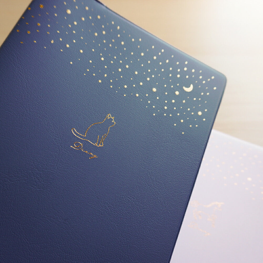 手帳 2026 マトカ 2026年（2025年10月始まり）ダイアリー スケジュール帳｜B6サイズ マンスリー・スタンダード（月間ブロック）『スターリー｜STARRY』大人かわいい 文房具 星座 ユニコーン 猫 ネコ