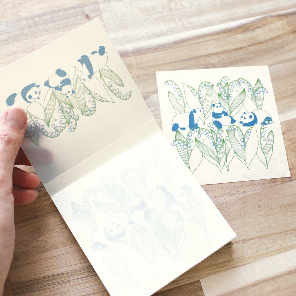 PETIT ET GRAND メモパッド｜プティ・エ・グラン MEMO PAD おしゃれ かわいい アニマル 動物 フラワー 花 メモ ラッピング｜MATOKA マトカ