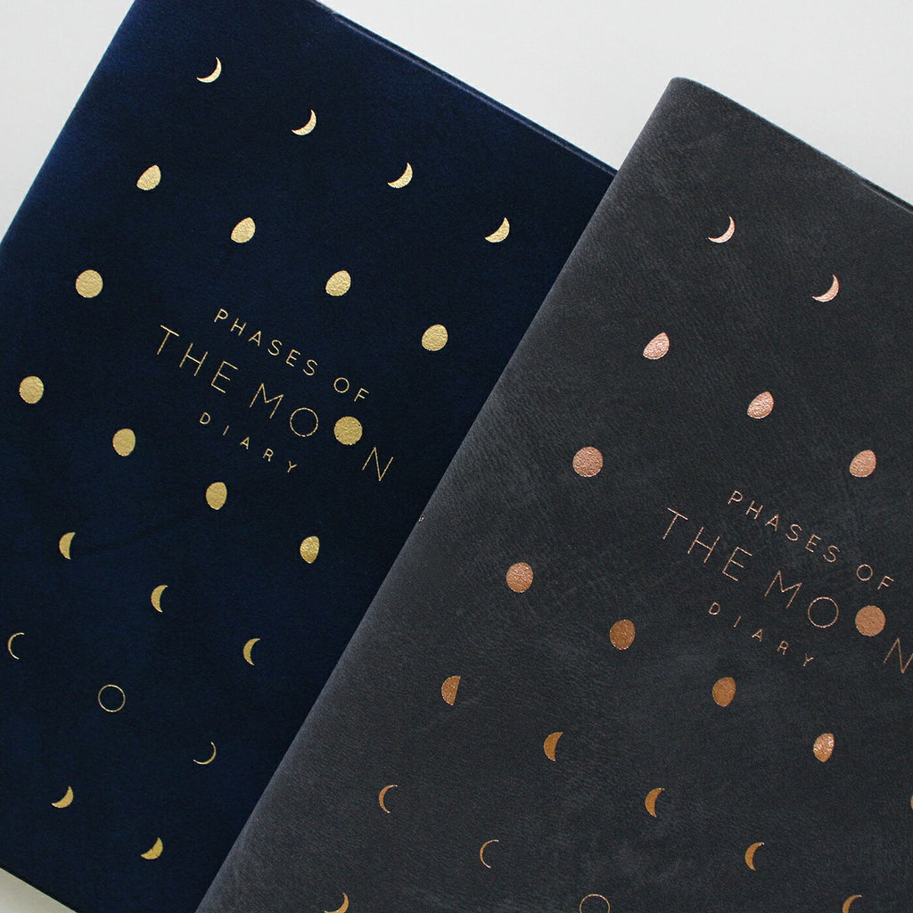 手帳 2026 マトカ 2026年（2025年10月始まり）ダイアリー スケジュール帳｜B6サイズ ウィークリー・ブロック式（週間ブロック・日記帳）『月の満ち欠け｜THE MOON』大人かわいい