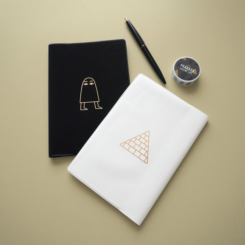 【限定】手帳 2026 マトカ 2026年（2025年10月始まり）ダイアリー スケジュール帳｜B6サイズ マンスリー・フルカラー（月間ブロック）『キュリアス メジェド｜CURIOUS  MEDJED』大人かわいい エジプト エジプシャン ピラミッド