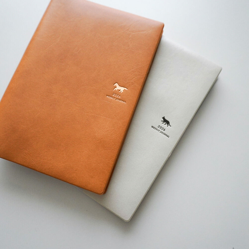 【限定】手帳 2026 マトカ 2026年（2025年10月始まり）ダイアリー スケジュール帳｜B6サイズ ウィークリー・ブロック式（週間ブロック・日記帳）『ソフィア｜SOFIA』干支 馬 午 猫 ネコ