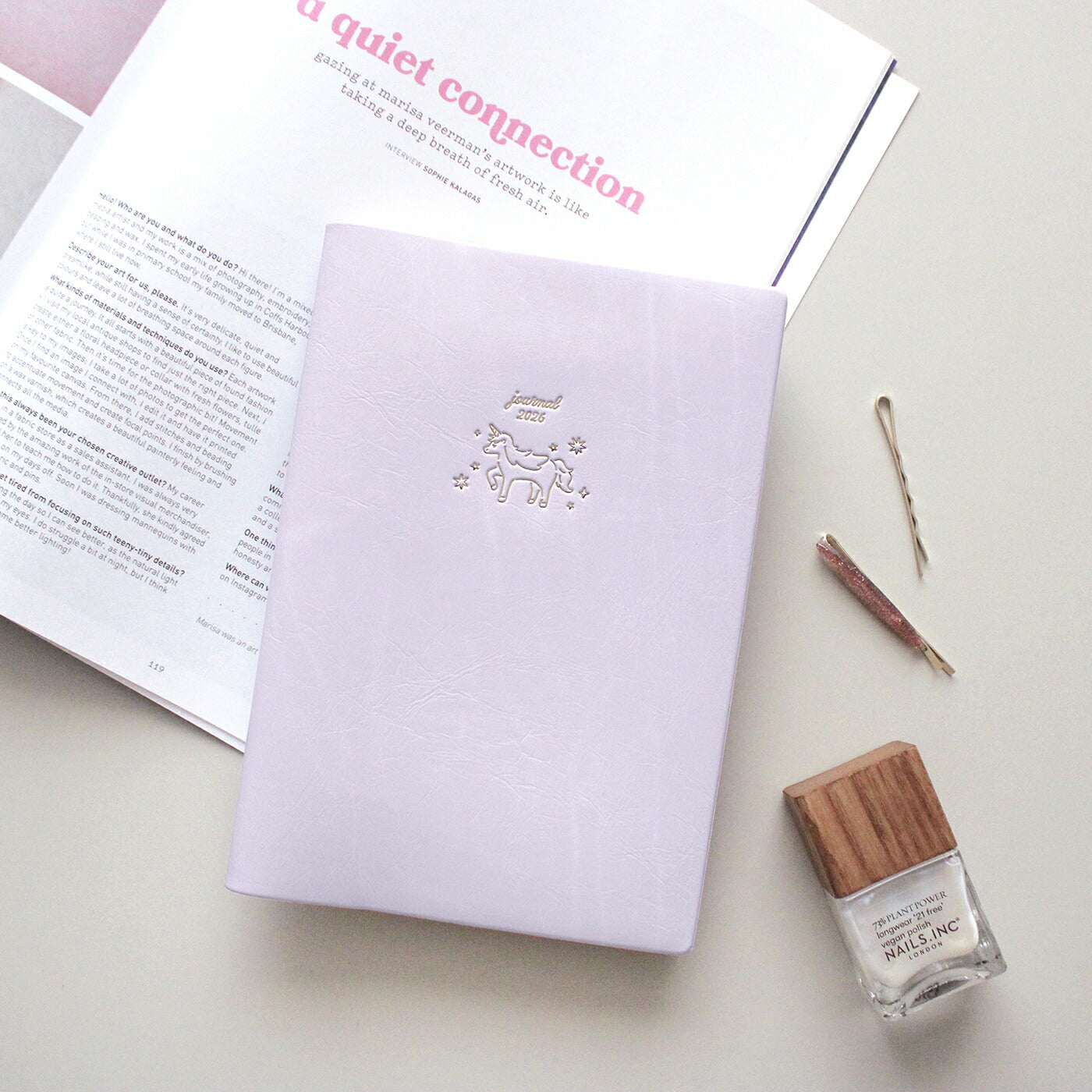 手帳 2026 マトカ 2026年（2025年10月始まり）ダイアリー スケジュール帳｜B6サイズ ウィークリー・ブロック式（週間ブロック・日記帳）『シュクレ｜SUCRE』大人かわいい シマエナガ ネコ ユニコーン