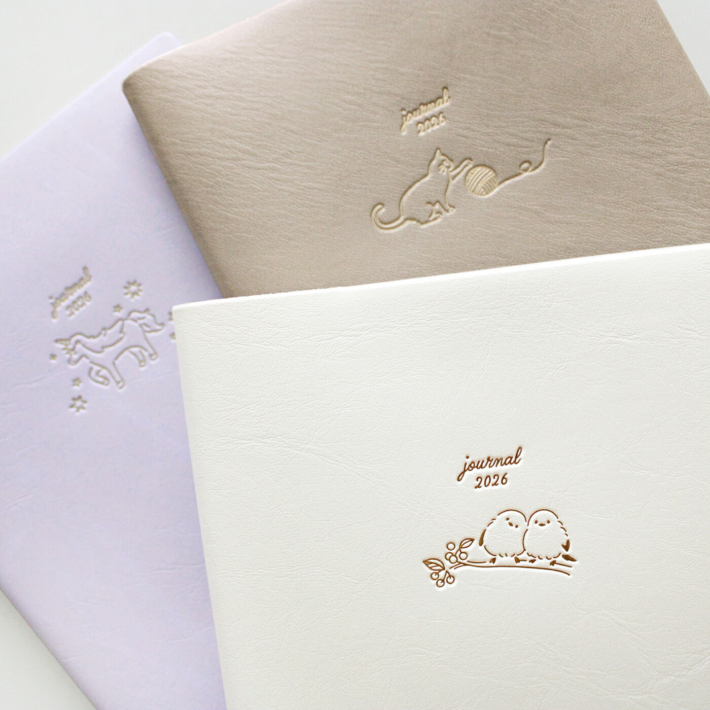 手帳 2026 マトカ 2026年（2025年10月始まり）ダイアリー スケジュール帳｜B6サイズ ウィークリー・ブロック式（週間ブロック・日記帳）『シュクレ｜SUCRE』大人かわいい シマエナガ ネコ ユニコーン