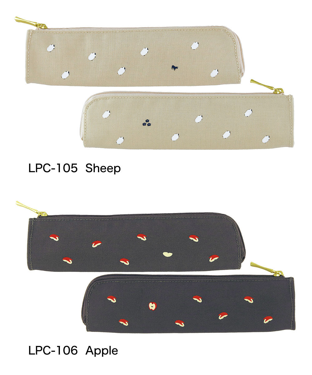 LILLE SLIM PEN CASE リレ スリムペンケース｜おしゃれ かわいい 高校生 中学生 入学 シンプル 小物入れ スリム 筆箱 ペン 食べ物 星 羊｜MATOKA マトカ