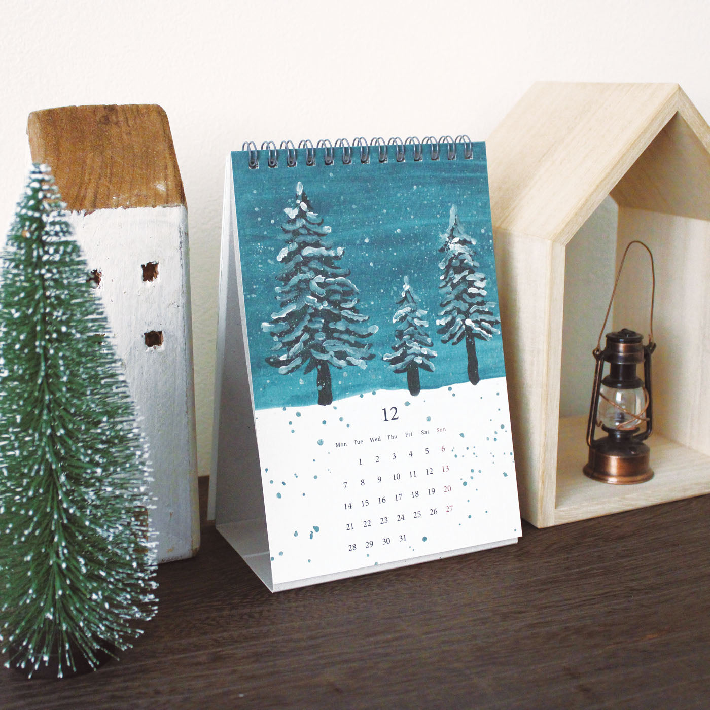 MATOKA マトカ 2026年 卓上カレンダー リングタイプ（月曜始まり）『MEMOIRE｜メモワール（大槻優美）』（CAL-148）