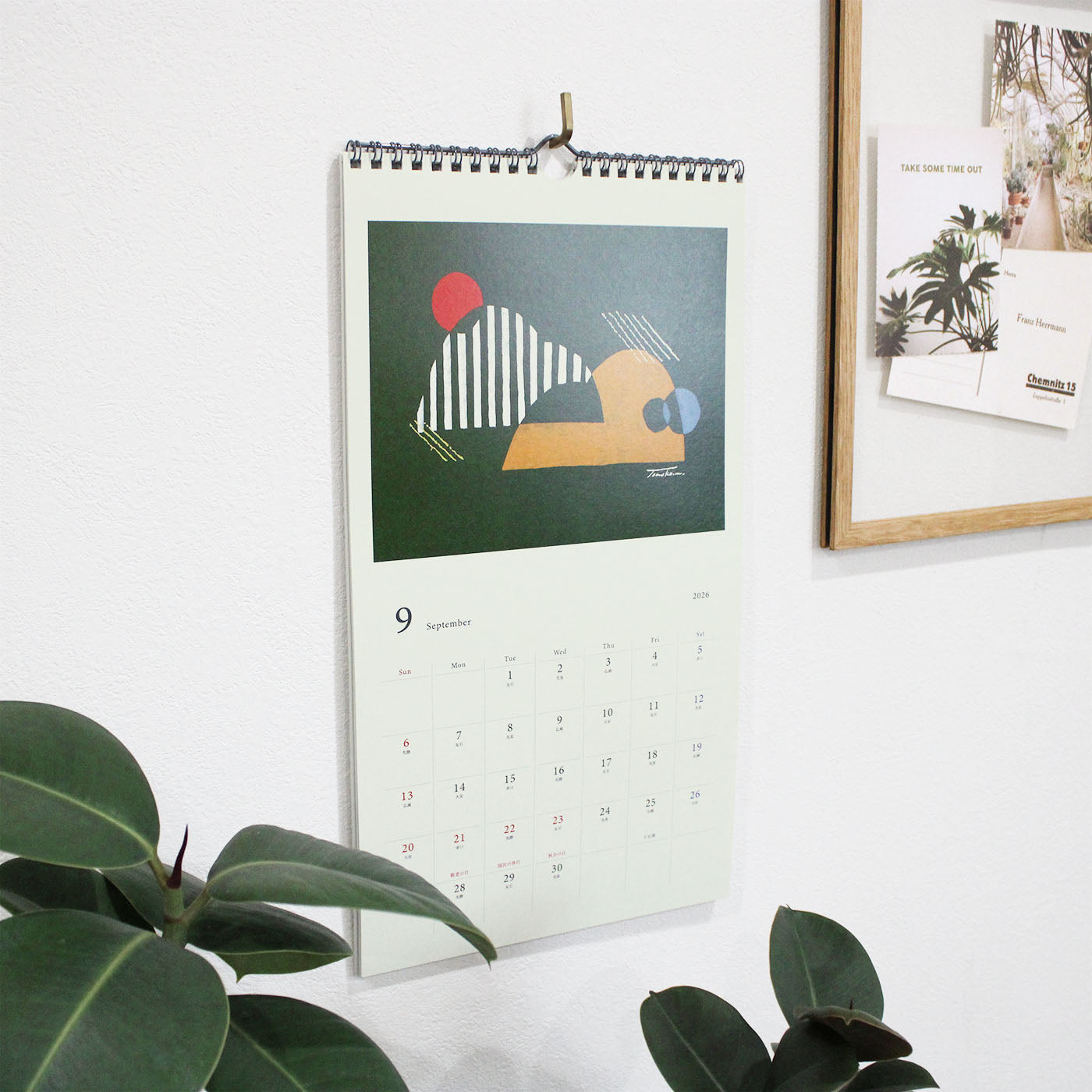 MATOKA マトカ 2026年 壁掛けカレンダー リングタイプ（日曜始まり）『LIFE｜ライフ（ムラタトモコ）』（CAL-169）