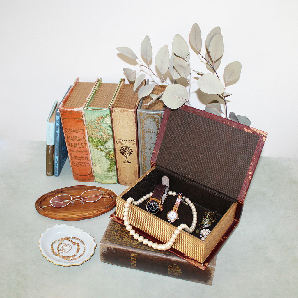 BOOK BOX ブックボックス｜おしゃれ レトロ 本 ケース 小物入れ 小物 収納 ボックス インテリア 書斎 パッケージ 入れ物 洋書 クラシック ヴィンテージ｜MATOKA マトカ