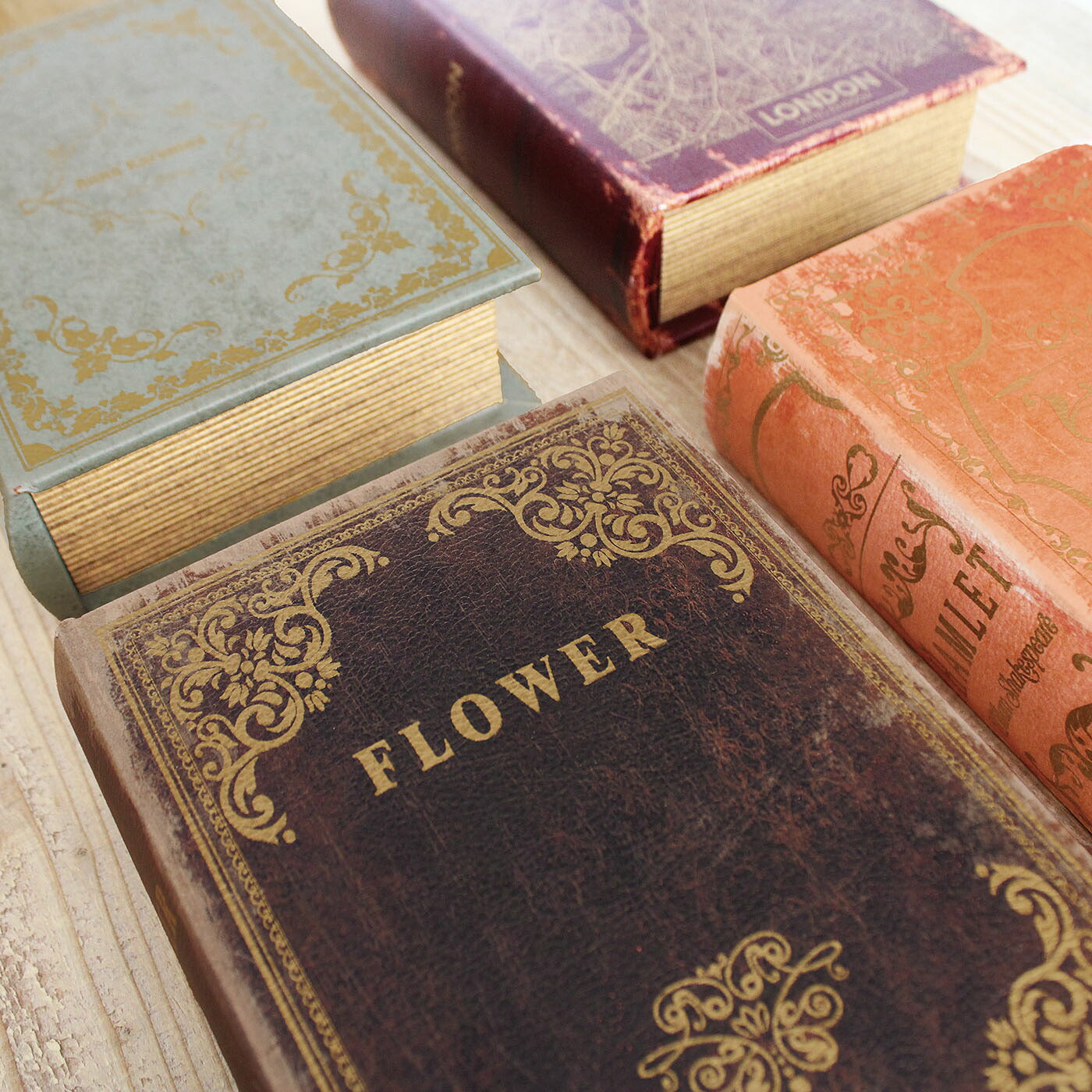 BOOK BOX ブックボックス｜おしゃれ レトロ 本 ケース 小物入れ 小物 収納 ボックス インテリア 書斎 パッケージ 入れ物 洋書 クラシック ヴィンテージ｜MATOKA マトカ