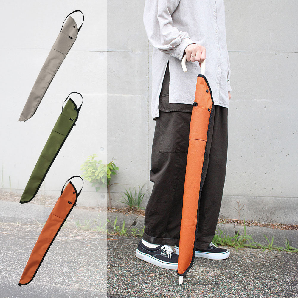 KOTELO コテロ アンブレラカバー｜UMBRELLA COVER コンパクト シンプル ケース 無地 大人 キャンプ アウトドア ドライブ カバー 傘 雨 おでかけ 吸水 折りたたみ｜LEAFLETS