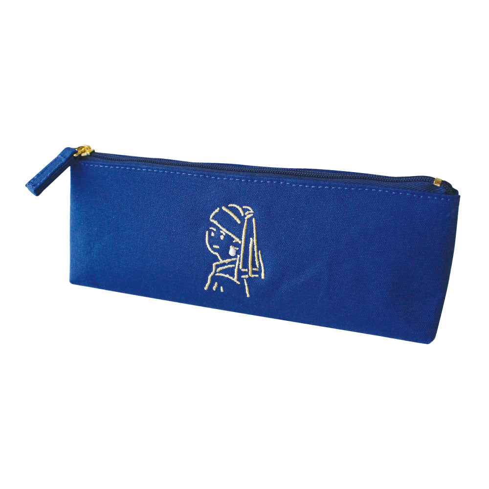 CANVAS PEN CASE キャンバスペンケース A｜おしゃれ かわいい 高校生 中学生 入学 シンプル 小物入れ キャンバス シンプル 大容量 マスターピース 刺繍 帆布｜MATOKA マトカ