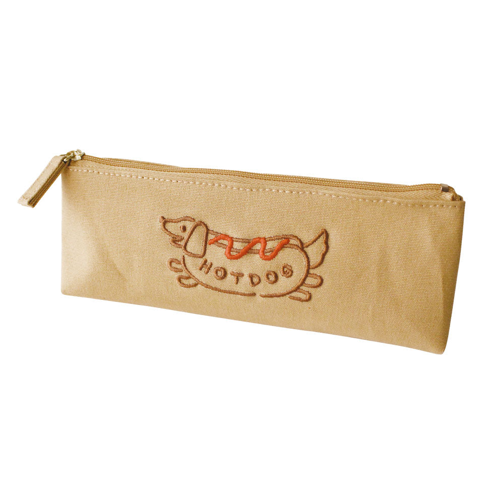 CANVAS PEN CASE キャンバスペンケース A｜おしゃれ かわいい 高校生 中学生 入学 シンプル 小物入れ キャンバス シンプル 大容量 マスターピース 刺繍 帆布｜MATOKA マトカ