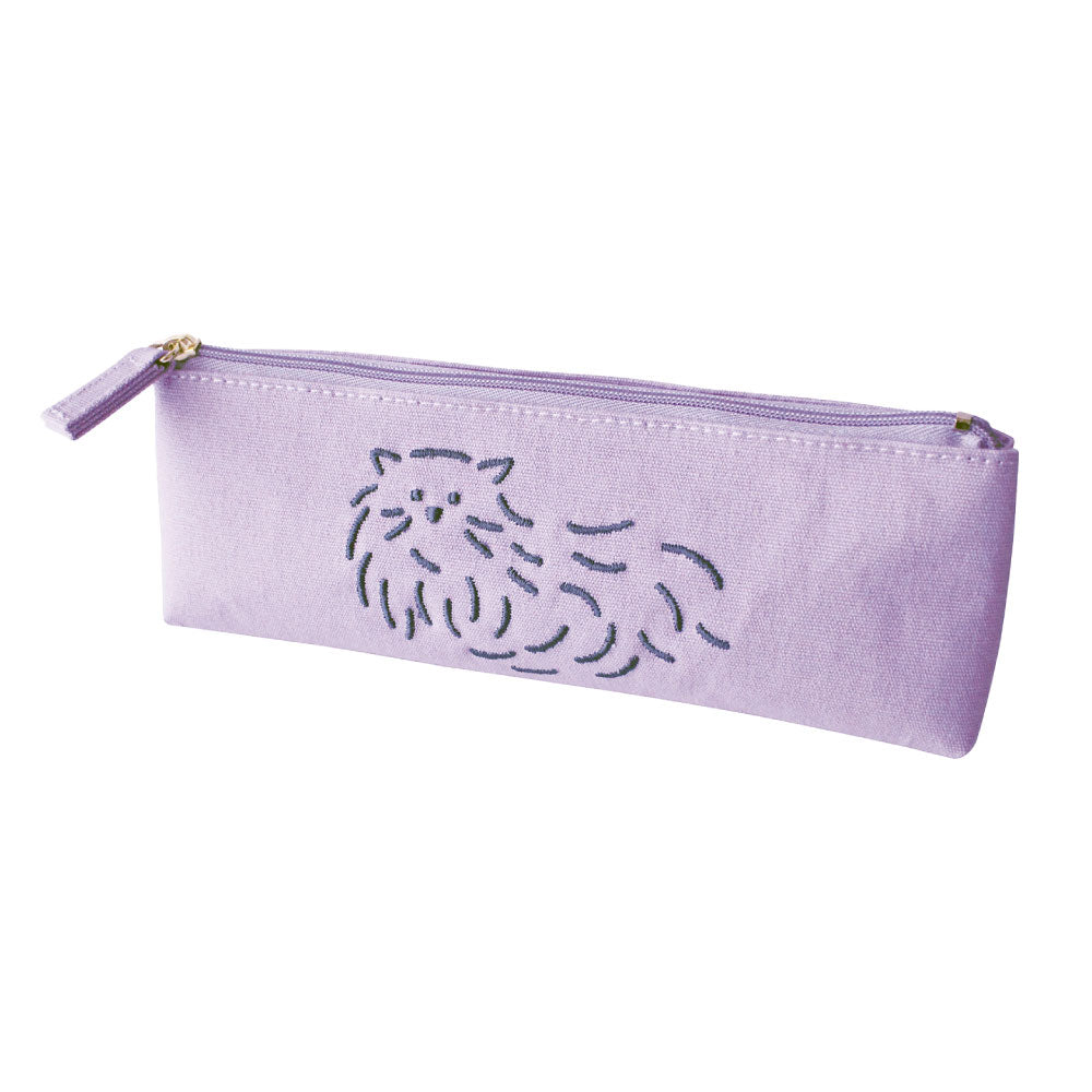 CANVAS PEN CASE キャンバスペンケース A｜おしゃれ かわいい 高校生 中学生 入学 シンプル 小物入れ キャンバス シンプル 大容量 マスターピース 刺繍 帆布｜MATOKA マトカ