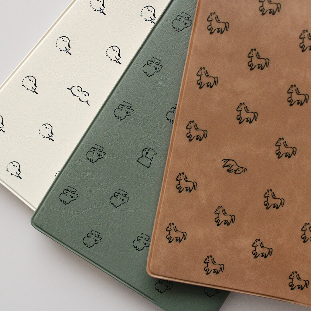 手帳 2026 マトカ 2026年1月始まり ダイアリー スケジュール帳｜新書判 コンパクトマンスリー（月間ブロック）『ミニミニどうぶつ｜MINIMINI』｜干支 午年 ウマ シマエナガ コアラ