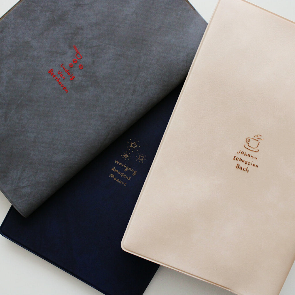 手帳 2026 マトカ 2026年1月始まり ダイアリー スケジュール帳｜新書判 コンパクトマンスリー（月間ブロック）『ムジーク｜MUSIK』｜モーツァルト バッハ べートーヴェン 偉人