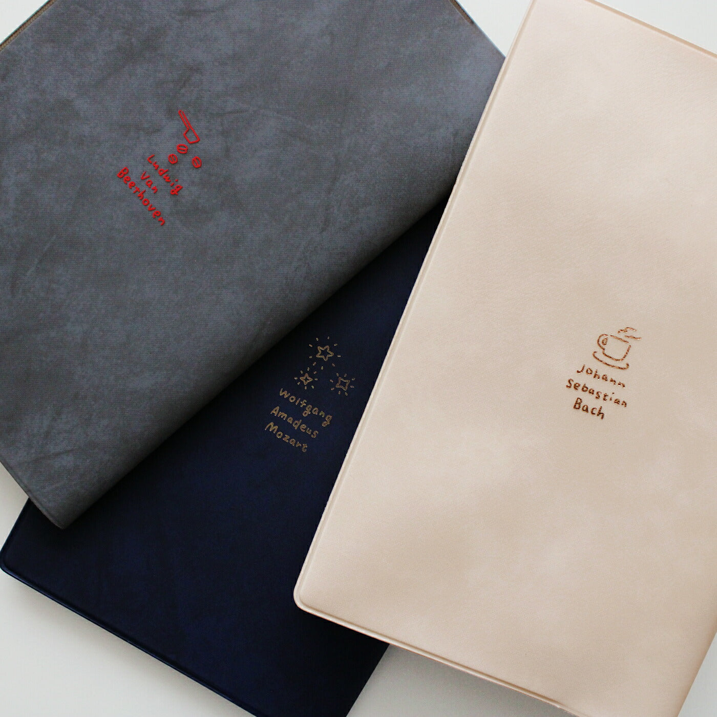 手帳 2026 マトカ 2026年1月始まり ダイアリー スケジュール帳｜新書判 コンパクトマンスリー（月間ブロック）『ムジーク｜MUSIK』｜モーツァルト バッハ べートーヴェン 偉人