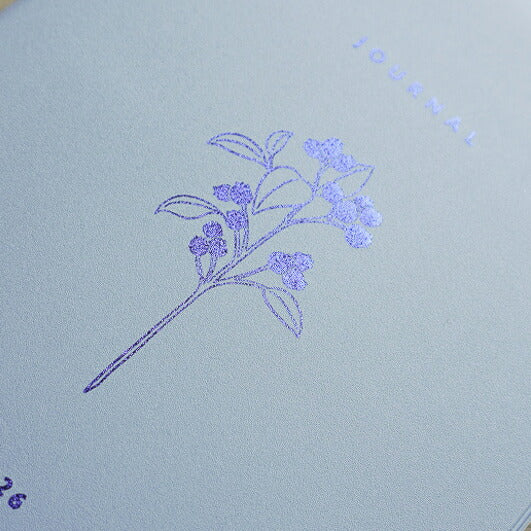 手帳 2026 マトカ 2026年1月始まり ダイアリー スケジュール帳｜新書判 コンパクトマンスリー（月間ブロック）『フローラ｜FLORA』コスモス ブルーベリー ストロベリー いちご 苺 花柄