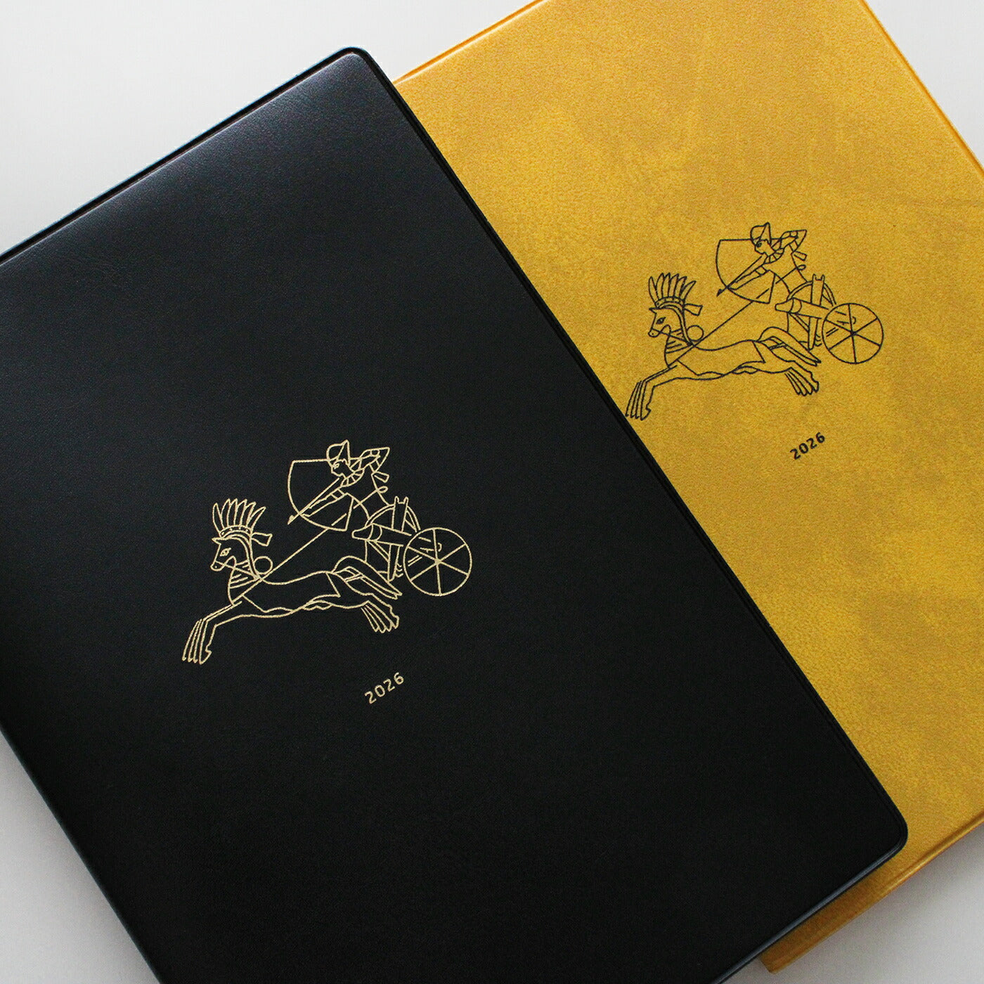 手帳 2026 マトカ 2026年1月始まり ダイアリー スケジュール帳｜B6サイズ マンスリー・スタンダード（月間ブロック）『カデシュ｜QADESH』エジプト エジプシャン ラムセス2世 馬