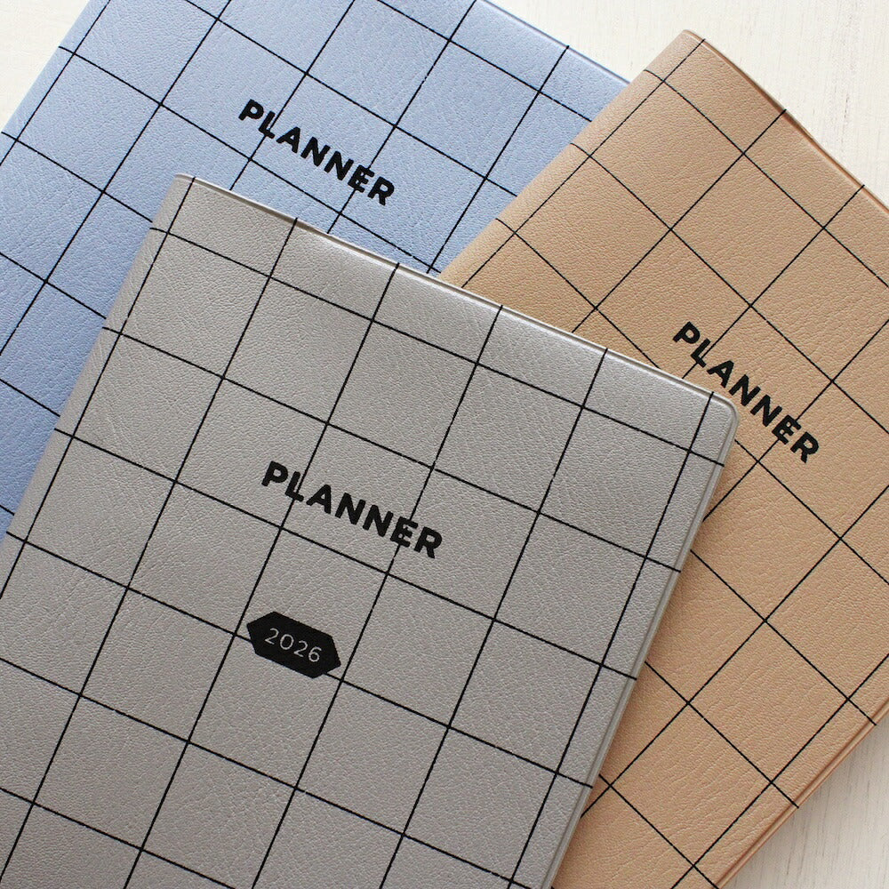 手帳 2026 マトカ 2026年1月始まり ダイアリー スケジュール帳｜B6サイズ マンスリー・スタンダード（月間ブロック）『トレリス｜TRELLIS』