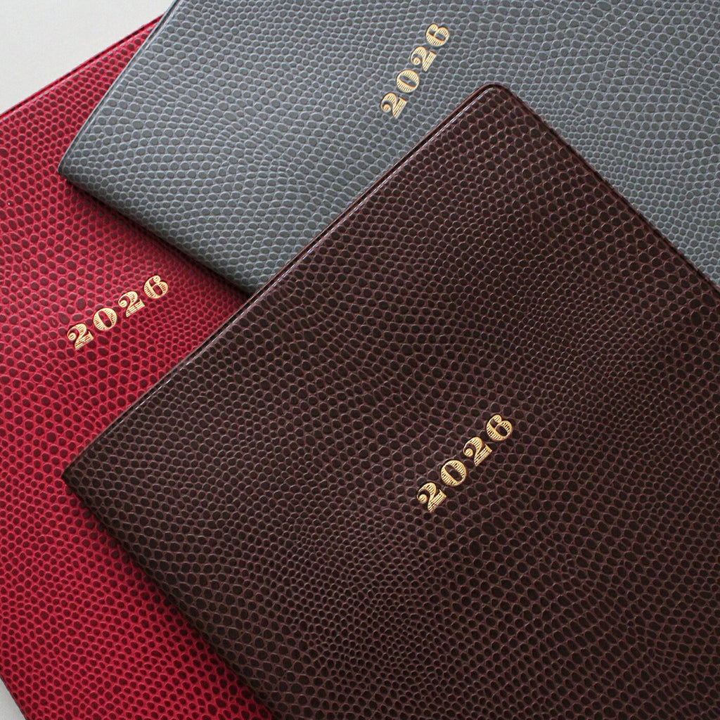 手帳 2026 マトカ 2026年1月始まり ダイアリー スケジュール帳｜B6サイズ マンスリー・スタンダード（月間ブロック）『ラケルタ｜LACERTA』トカゲ