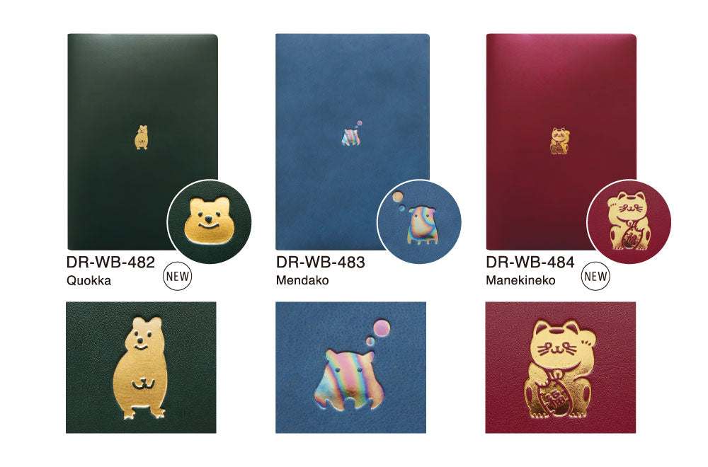 手帳 2026 マトカ 2026年1月始まり ダイアリー スケジュール帳｜B6サイズ ウィークリー・レフト式（週間ホリゾンタル）『ワンポイント アニマル｜POINT ANIMAL』メンダコ サカバンバスピス アンコウ ゴリラ ハリネズミ