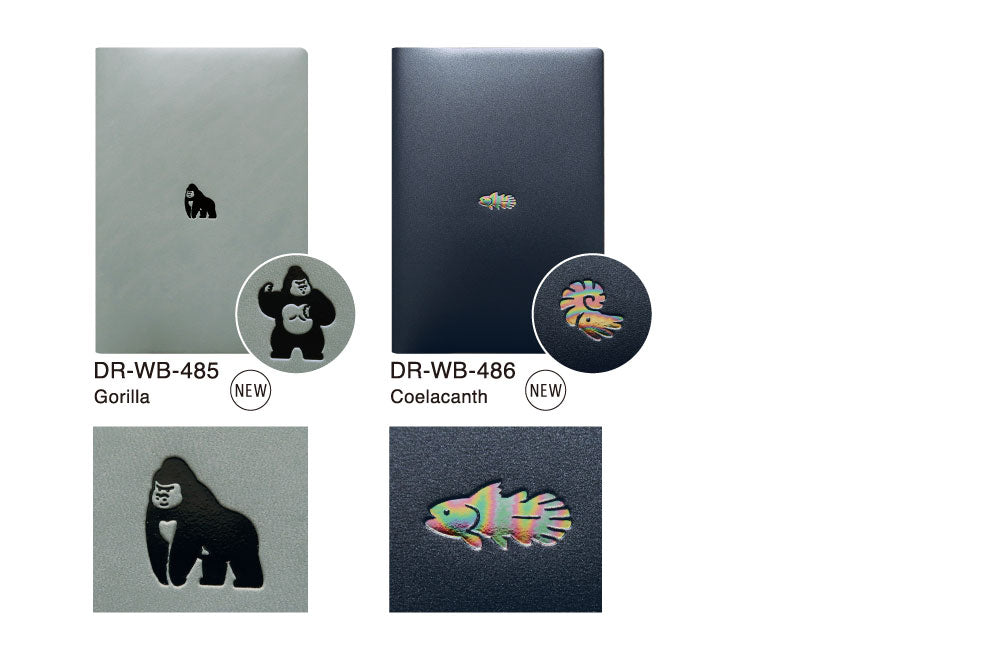 手帳 2026 マトカ 2026年1月始まり ダイアリー スケジュール帳｜B6サイズ ウィークリー・レフト式（週間ホリゾンタル）『ワンポイント アニマル｜POINT ANIMAL』メンダコ サカバンバスピス アンコウ ゴリラ ハリネズミ