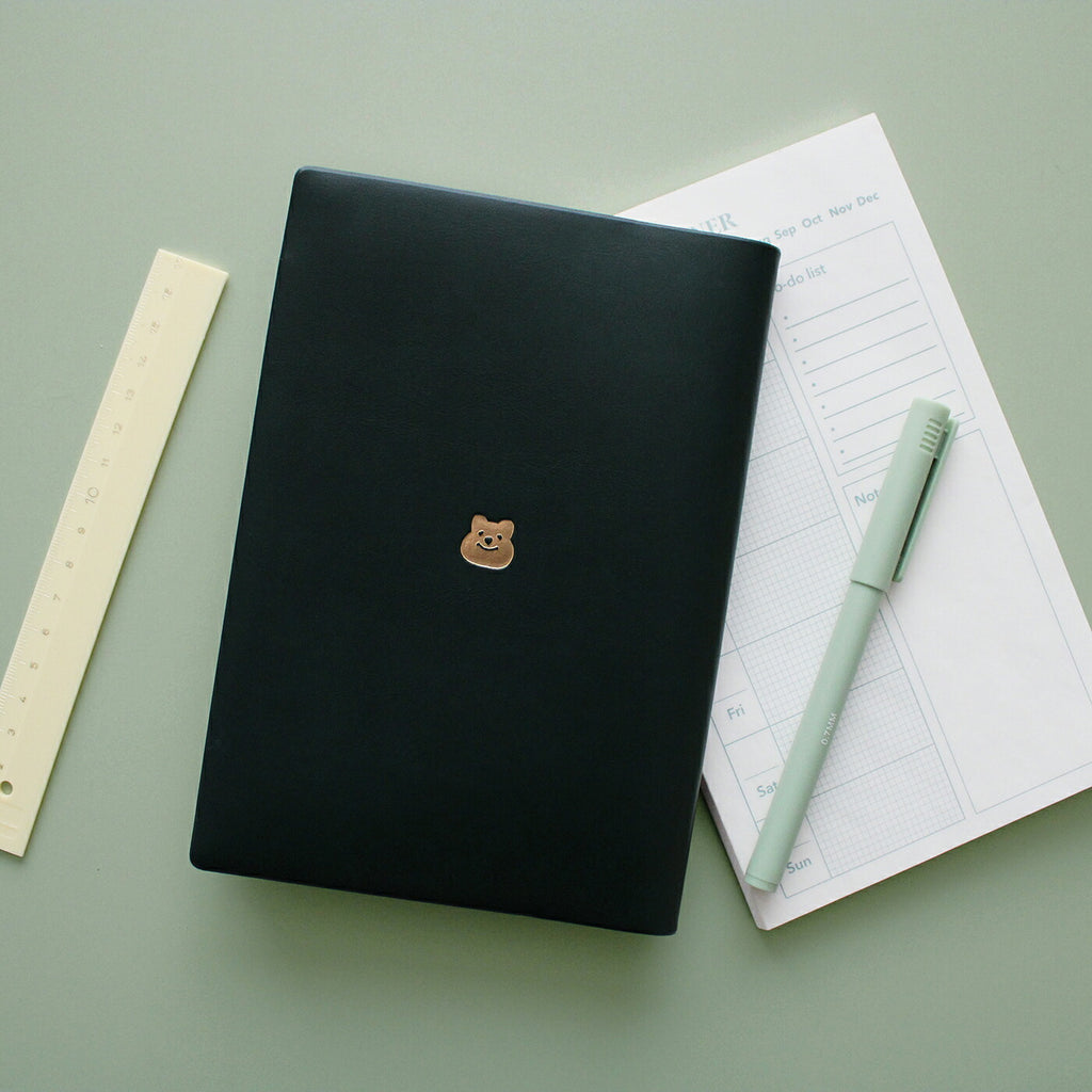 手帳 2026 マトカ 2026年1月始まり ダイアリー スケジュール帳｜B6サイズ ウィークリー・レフト式（週間ホリゾンタル）『ワンポイント アニマル｜POINT ANIMAL』メンダコ サカバンバスピス アンコウ ゴリラ ハリネズミ