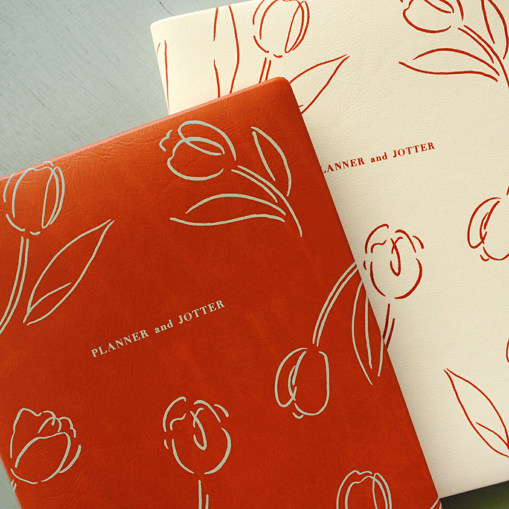 手帳 2026 マトカ 2026年1月始まり ダイアリー スケジュール帳｜B6サイズ ウィークリー・レフト式（週間ホリゾンタル）『トゥリパン｜TULIPAN』チューリップ 花 フラワー