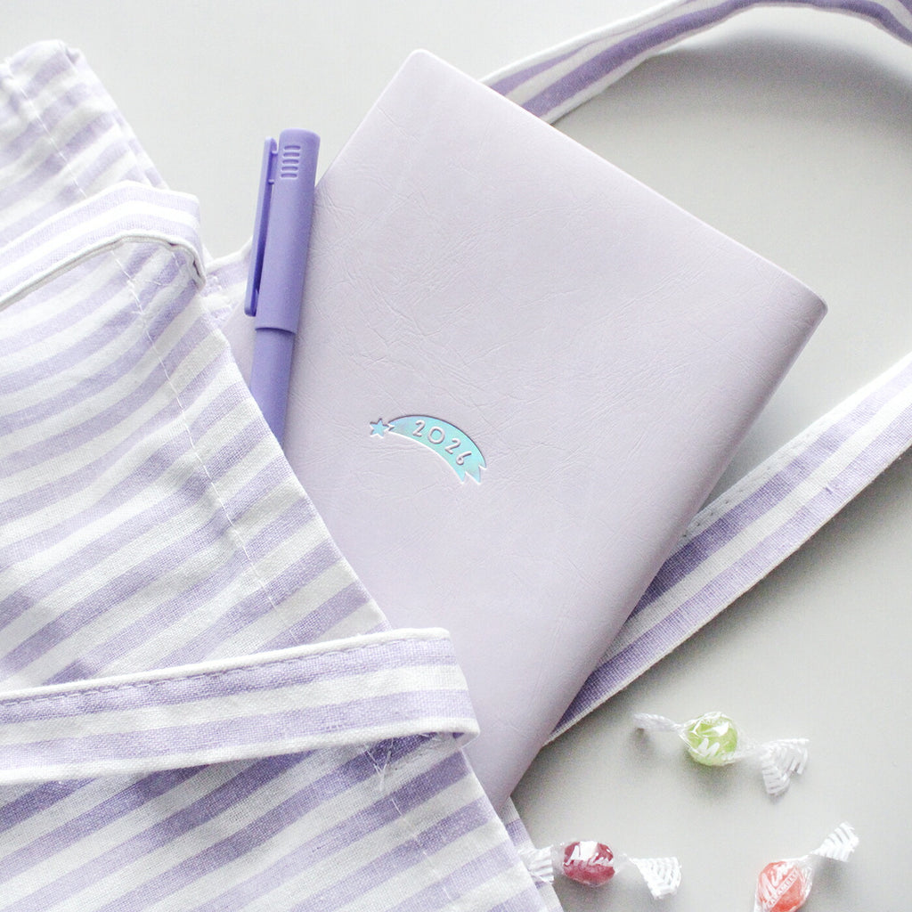 手帳 2026 マトカ 2026年1月始まり ダイアリー スケジュール帳｜B6サイズ ウィークリー・ブロック式（週間ブロック・日記帳）『ワンポイント ユニコーン｜POINT UNICORN』干支 午 ウマ 馬