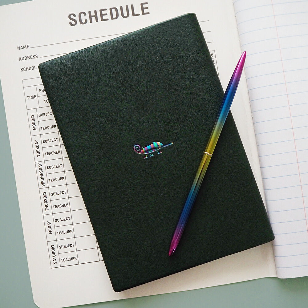 手帳 2026 マトカ 2026年1月始まり ダイアリー スケジュール帳｜B6サイズ ウィークリー・ブロック式（週間ブロック・日記帳）『ワンポイント アニマル｜POINT ANIMAL・B』カメレオン ウーパールーパー 恐竜 シマエナガ ラッコ