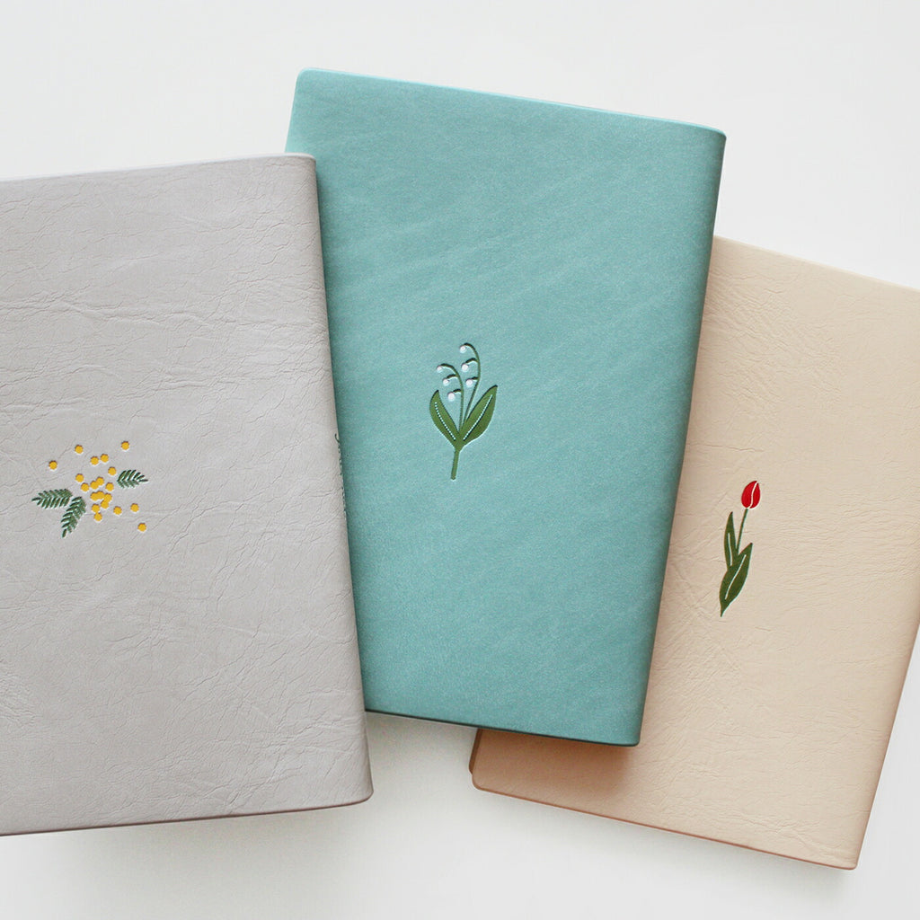 手帳 2026 マトカ 2026年1月始まり ダイアリー スケジュール帳｜B6サイズ ウィークリー・ブロック式（週間ブロック・日記帳）『フルール｜FLEURS』花 かわいい おしゃれ ミモザ スズラン チューリップ