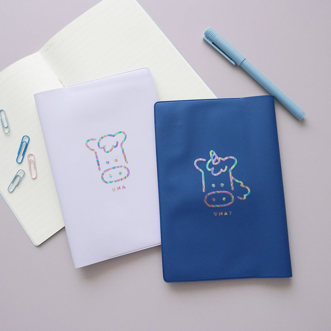 【限定】手帳 2026 マトカ 2026年1月始まり ダイアリー スケジュール帳｜B6サイズ マンスリー・フルカラー（月間ブロック）『ウマカナ』干支 午 馬 うま ウマ ユニコーン UMA