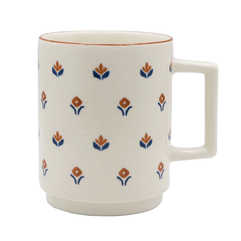 Toivo 食器 Kukka｜マグ マグカップ プレート 皿 美濃焼 誕生日 ギフト プレゼント おしゃれ 可愛い 上品 磁器 日本製 カフェ ティータイム 小皿 取り皿 花 フラワー 植物 レトロ｜SERATA セラータ