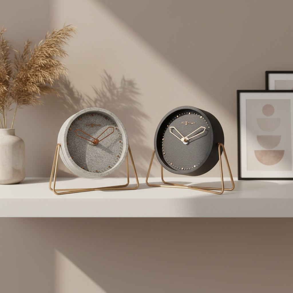 Cross Table 置き時計｜table clock 時計 インテリア デザイン おしゃれ アート 引越し お祝い プレゼント ギフト モダンデザイン  デザイン時計 かっこいい シンプル テーブルクロック