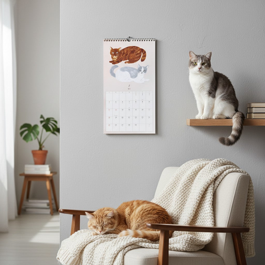 MATOKA マトカ 2026年 壁掛けカレンダー リングタイプ（日曜始まり）『KURASHI｜暮らし（松尾ミユキ）』（CAL-171）