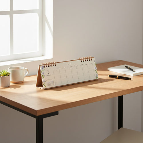 MATOKA マトカ 2026年 卓上ウィークリーカレンダー リングタイプ（月曜始まり）『CADEAU｜カドー』（CAL-164）