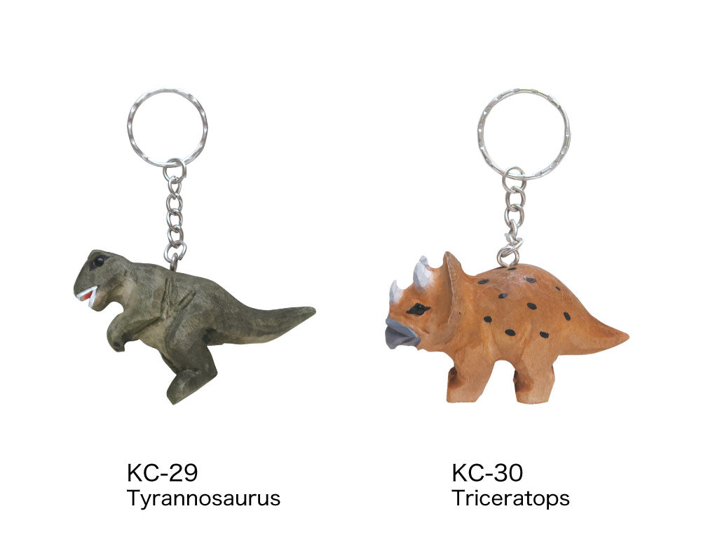 WOOD KEY RING ウッド キーリング｜鍵 キーホルダー アニマル 小物 動物 おしゃれ かわいい 木 木製 トラ ライオン 羊 シマウマ キリン 白クマ ペンギン シマエナガ 鳥 恐竜 アクセサリー キーチェーン｜MATOKA マトカ