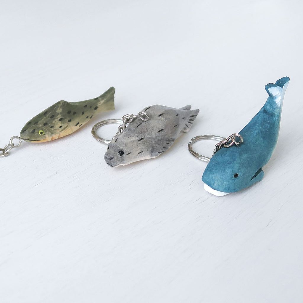 WOOD KEY RING ウッド キーリング｜鍵 キーホルダー アニマル 小物 動物 おしゃれ かわいい 木 木製 トラ ライオン 羊 シマウマ キリン 白クマ ペンギン シマエナガ 鳥 恐竜 アクセサリー キーチェーン｜MATOKA マトカ