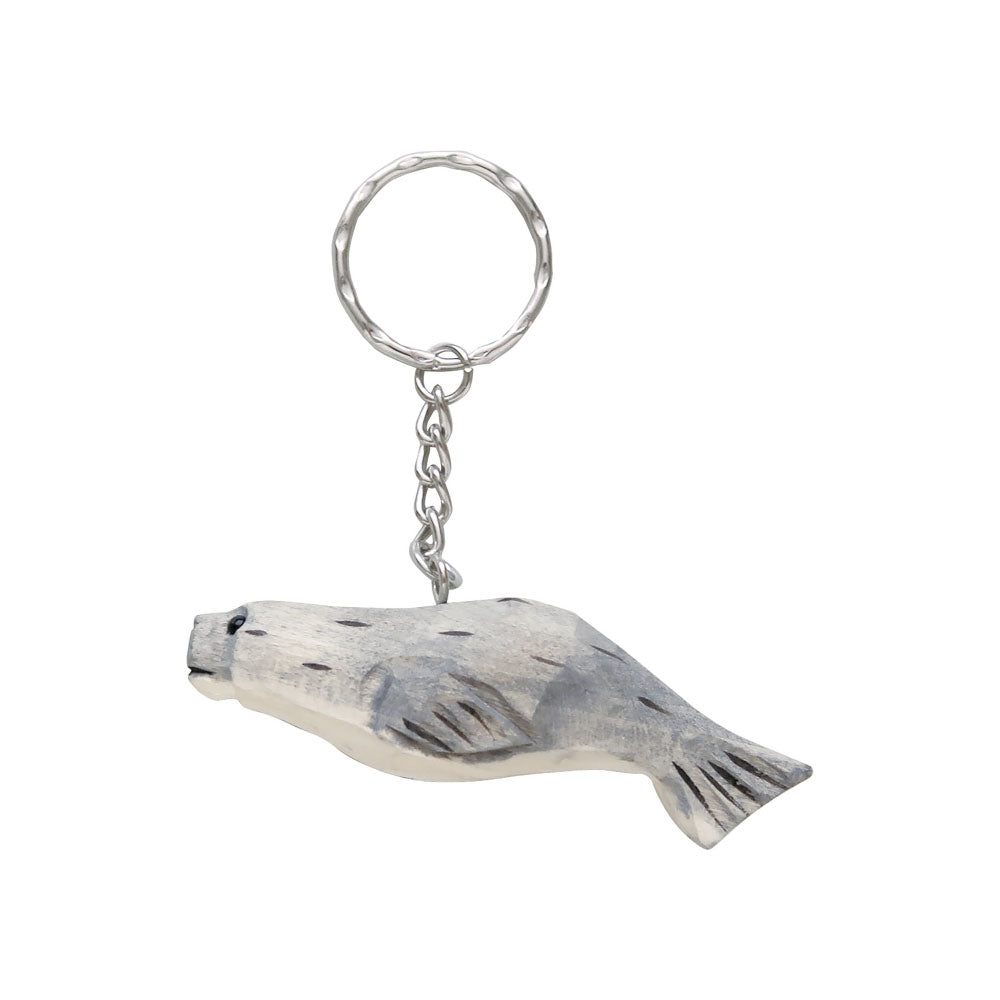 WOOD KEY RING ウッド キーリング｜鍵 キーホルダー アニマル 小物 動物 おしゃれ かわいい 木 木製 トラ ライオン 羊 シマウマ キリン 白クマ ペンギン シマエナガ 鳥 恐竜 アクセサリー キーチェーン｜MATOKA マトカ
