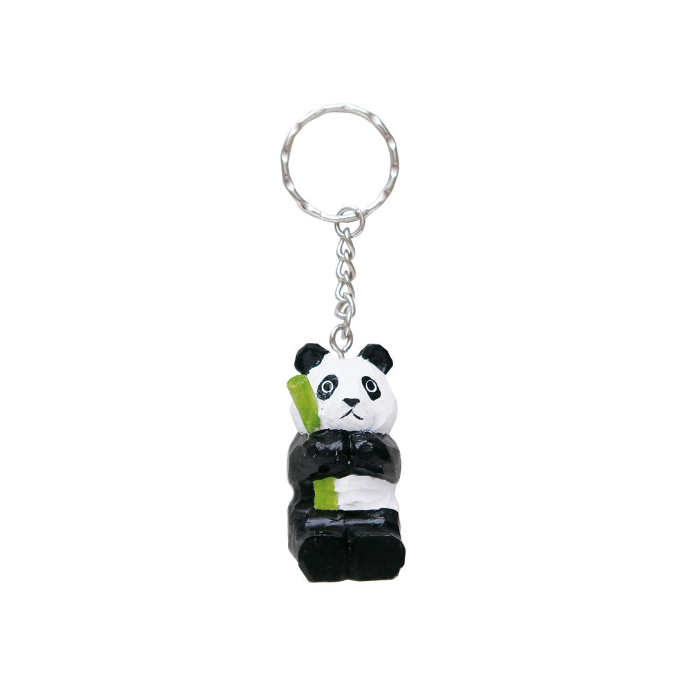 WOOD KEY RING ウッド キーリング｜鍵 キーホルダー アニマル 小物 動物 おしゃれ かわいい 木 木製 トラ ライオン 羊 シマウマ キリン 白クマ ペンギン シマエナガ 鳥 恐竜 アクセサリー キーチェーン｜MATOKA マトカ