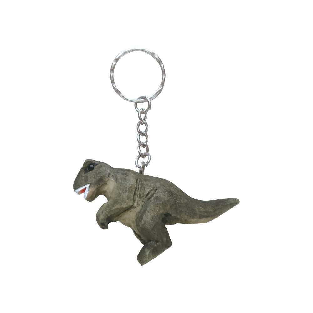 WOOD KEY RING ウッド キーリング｜鍵 キーホルダー アニマル 小物 動物 おしゃれ かわいい 木 木製 トラ ライオン 羊 シマウマ キリン 白クマ ペンギン シマエナガ 鳥 恐竜 アクセサリー キーチェーン｜MATOKA マトカ