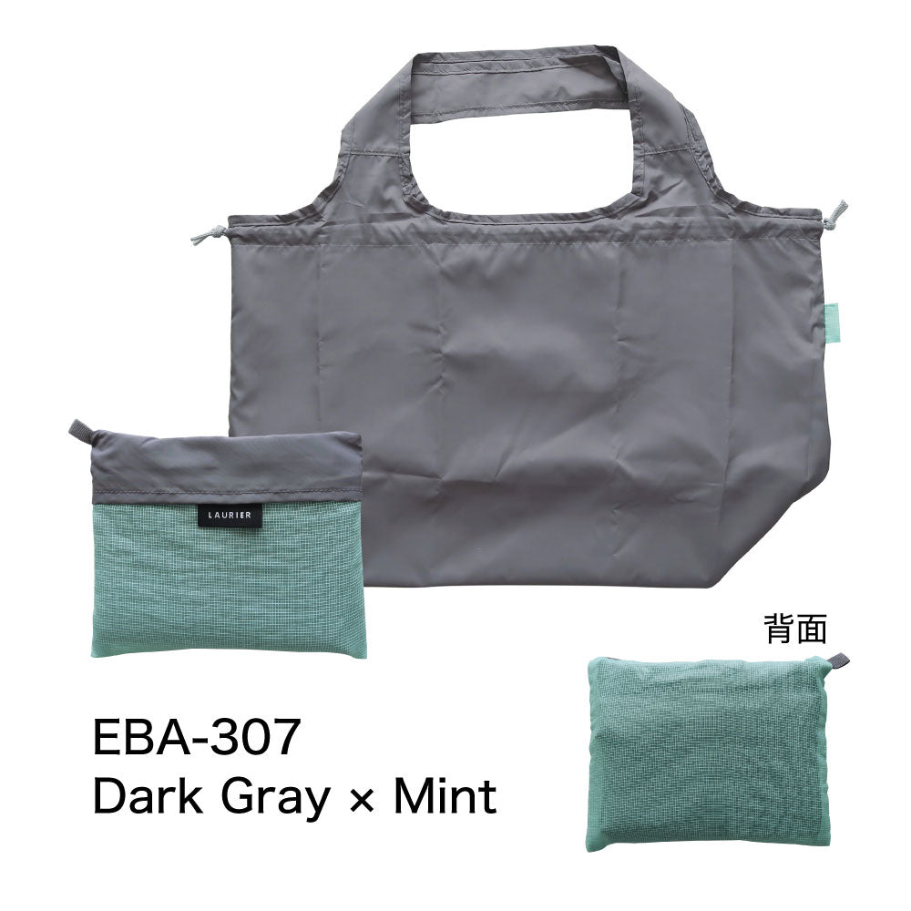 LAURIER TWO-TONE COOLER SHOPPING BAG｜ローリエ ツートーン 保冷 ショッピングバッグ 保温 コンパクト シンプル レジ袋 折りたたみ 大容量 大きめ おしゃれ パステル サブバッグ カラフル｜LEAFLETS リーフレッツ