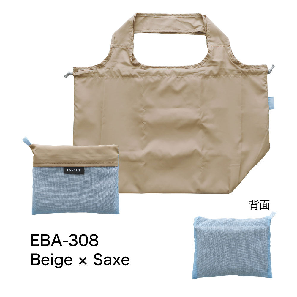 LAURIER TWO-TONE COOLER SHOPPING BAG｜ローリエ ツートーン 保冷 ショッピングバッグ 保温 コンパクト シンプル レジ袋 折りたたみ 大容量 大きめ おしゃれ パステル サブバッグ カラフル｜LEAFLETS リーフレッツ