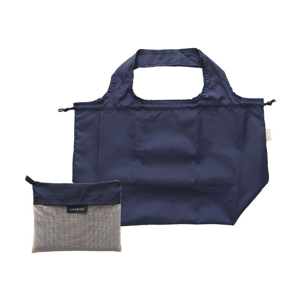 LAURIER TWO-TONE COOLER SHOPPING BAG｜ローリエ ツートーン 保冷 ショッピングバッグ 保温 コンパクト シンプル レジ袋 折りたたみ 大容量 大きめ おしゃれ パステル サブバッグ カラフル｜LEAFLETS リーフレッツ